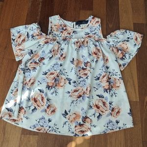 Cold Shoulder Boutique Blouse